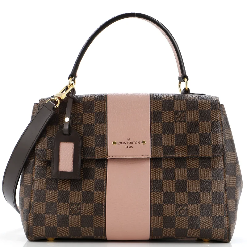 Bond Street Handbag Damier with Leather MM