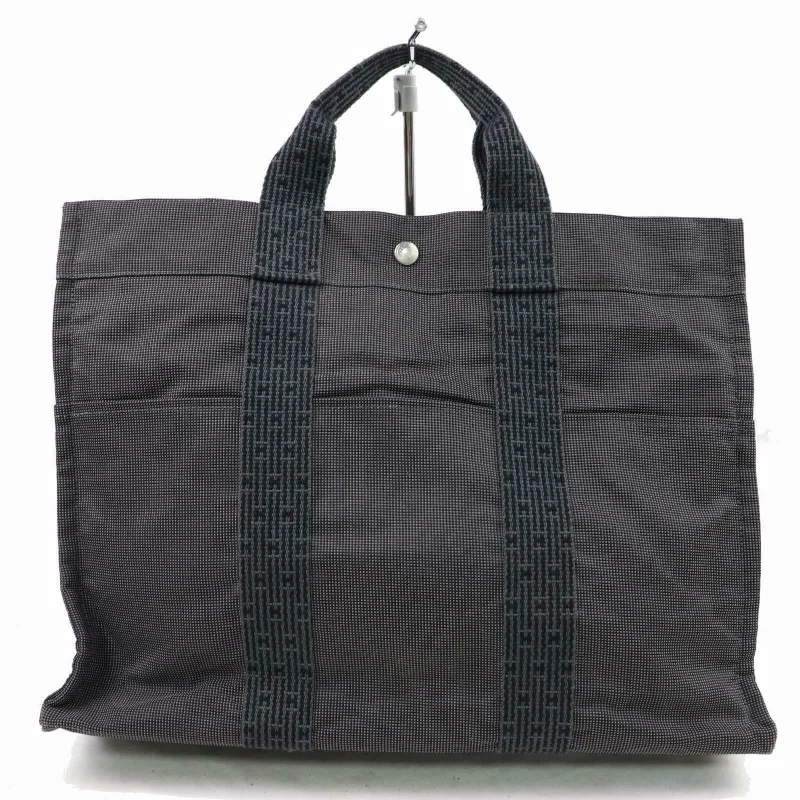 Brand Inspired Hermes Tote Bag Gray Canvas (SHC1-14686)