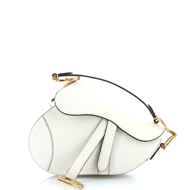 Saddle Handbag Leather Mini