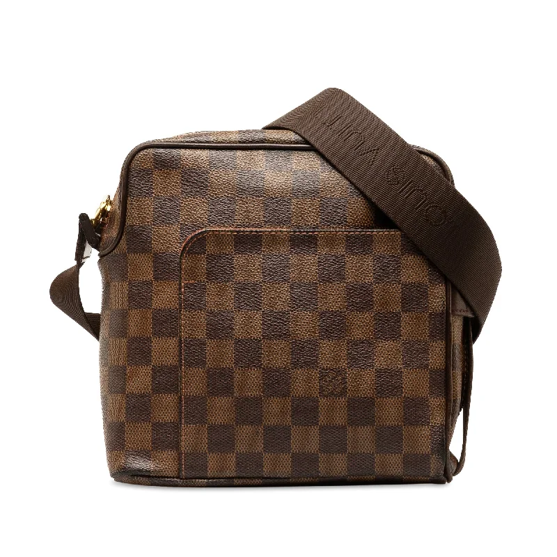 Brown Louis Vuitton Damier Ebene Olav PM Crossbody Bag