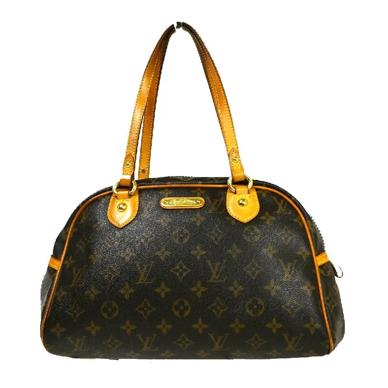 Louis Vuitton Montorgueil  Canvas Shoulder Bag (Pre-Owned)