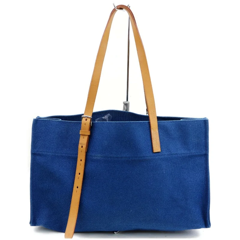 Brand Inspired Hermes Tote Bag Etriviere Blue Canvas (SHC7-10179)