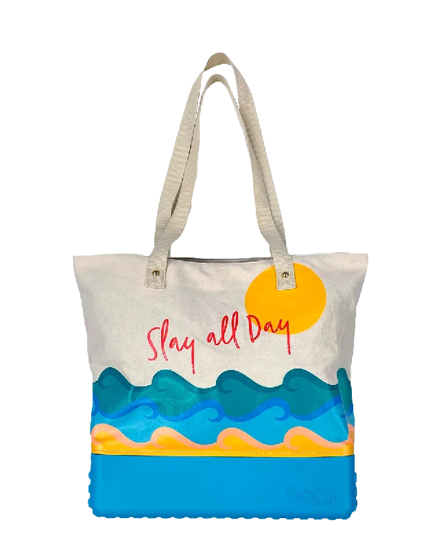 Bogg® Printed Canvas Tote - Slay All Day