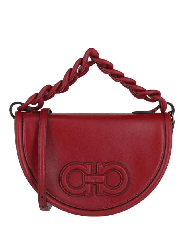 Aura Chain-Linked Shoulder Bag