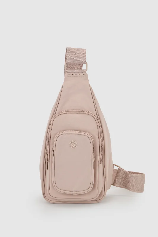 Gia Multi Pocket Nylon Sling Bag