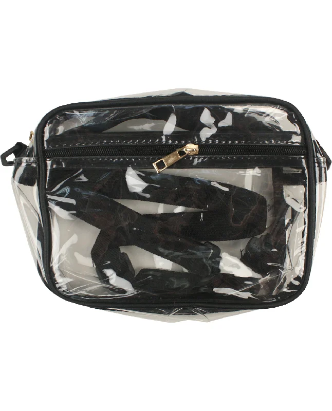 Black Trim Clear Bag