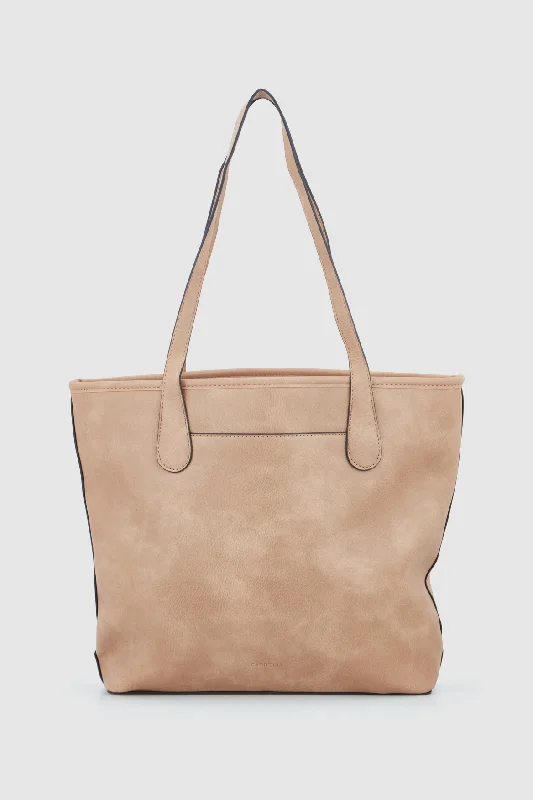 Tab Handle Tote Bag