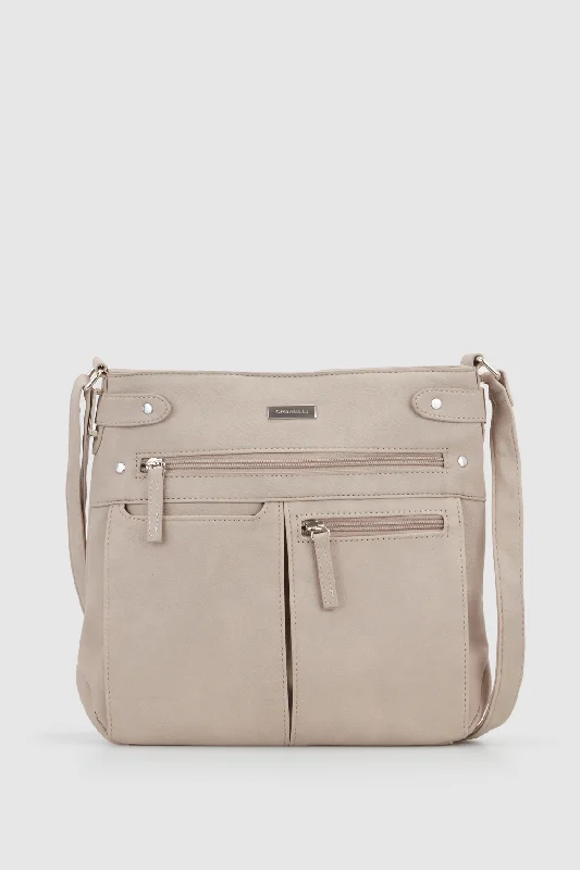 Tri-Pocket Crossbody Bag