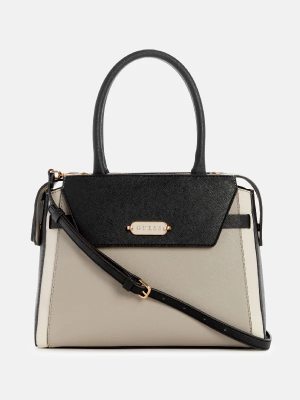 Cassey Color-Block Satchel