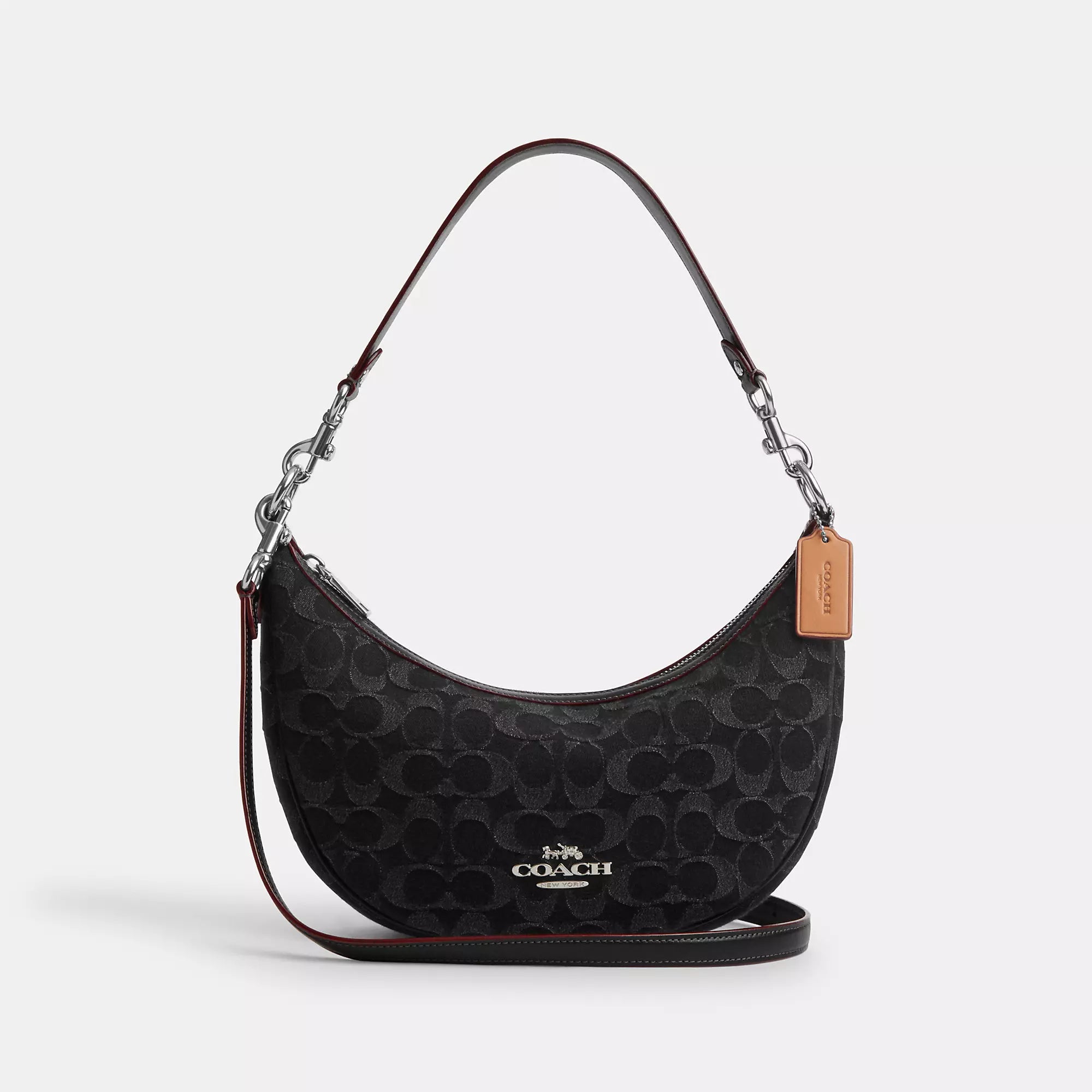 Coach Outlet Aria Shoulder Bag In Signature Denim