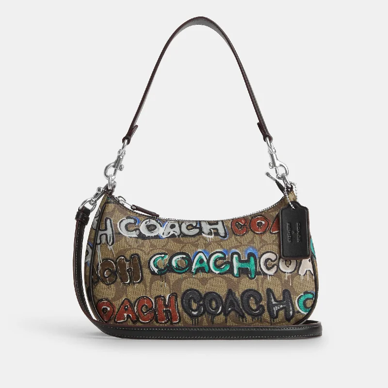 Coach Outlet Coach X Mint + Serf Teri Shoulder Bag In Signature Canvas