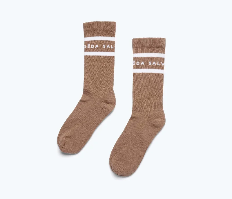 FRĒDA COTTON LOGO CREW SOCK