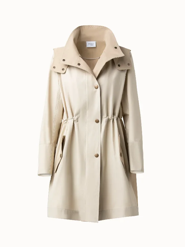 Cotton Techno Trench Coat