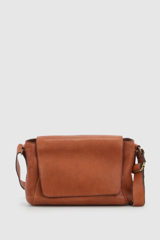 Lo Leather Flap Crossbody Bag