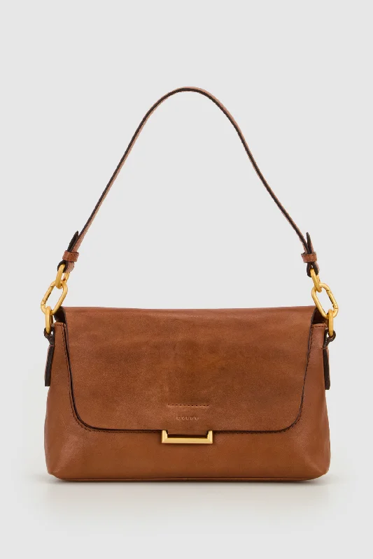 Luna Leather Flap Crossbody Bag