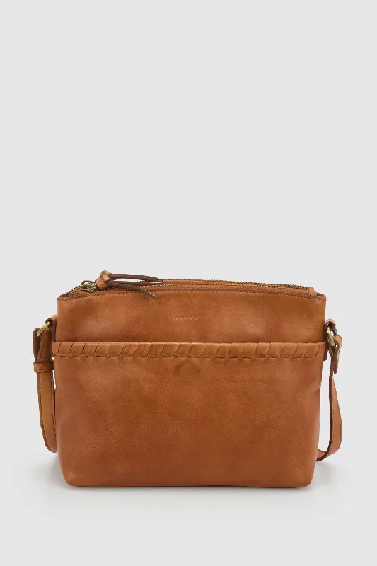 Mila Leather Crossbody Bag