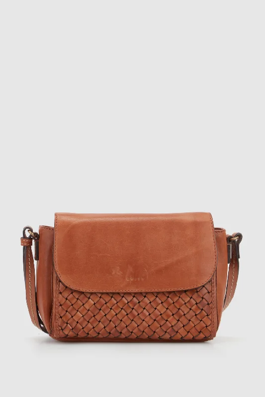 Palma Leather Flap Crossbody Bag