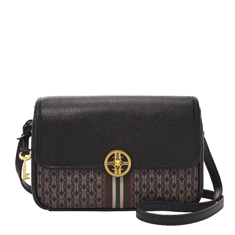 Fossil Women's Jasmine Printed PVC Flap Crossbody