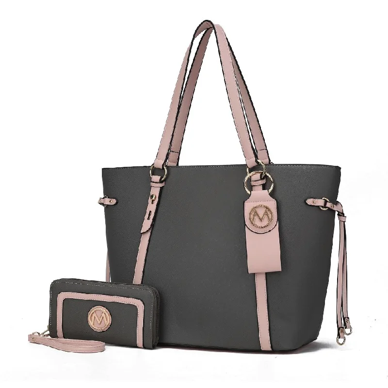 Kioea Tote with Wallet & Detachable Key-Ring Set