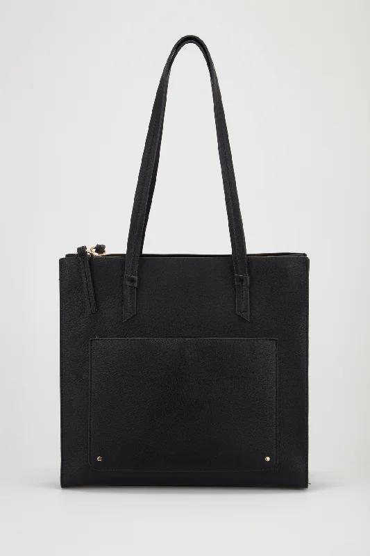 Triple Compartment Tote Bag