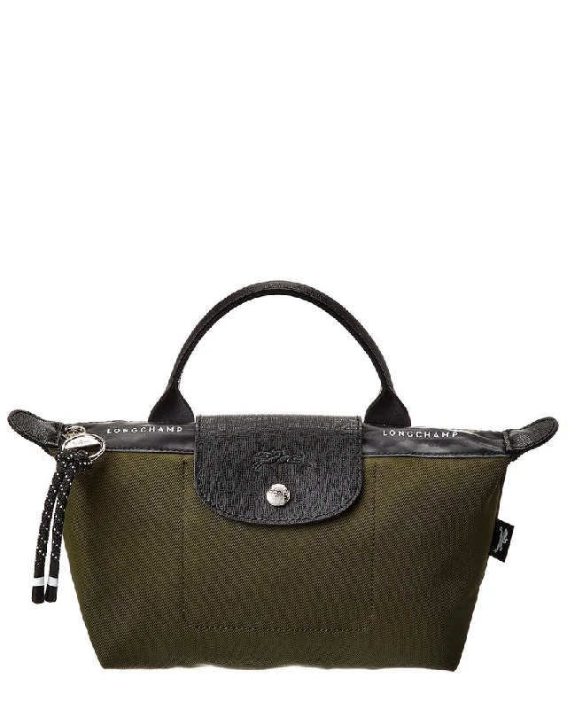 Longchamp Le Pliage Energy Canvas & Leather Pouch