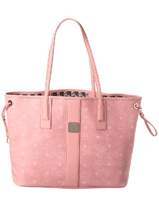 MCM Liz Medium Reversible Visetos Shopper Tote