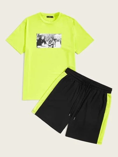 SHEIN Mens Two-piece Outfits