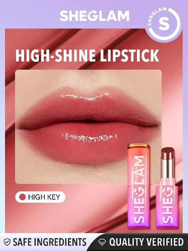 SHEGLAM Mirror Kiss High-Shine Lipstick-High Key