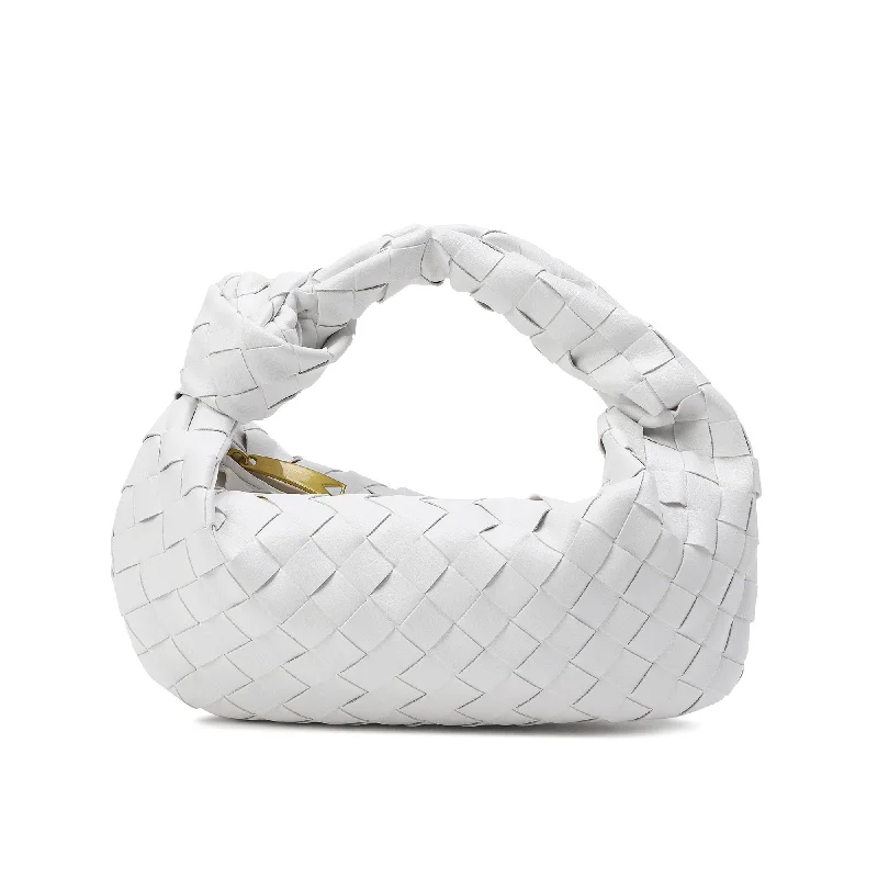 Tiffany & Fred Woven Sheepskin Knot Pouch Bag