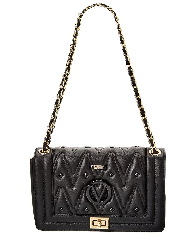 Valentino by Mario Valentino Alice Diamond Leather Shoulder Bag