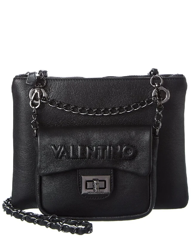 Valentino by Mario Valentino Jodie Embossed Leather Shoulder Bag