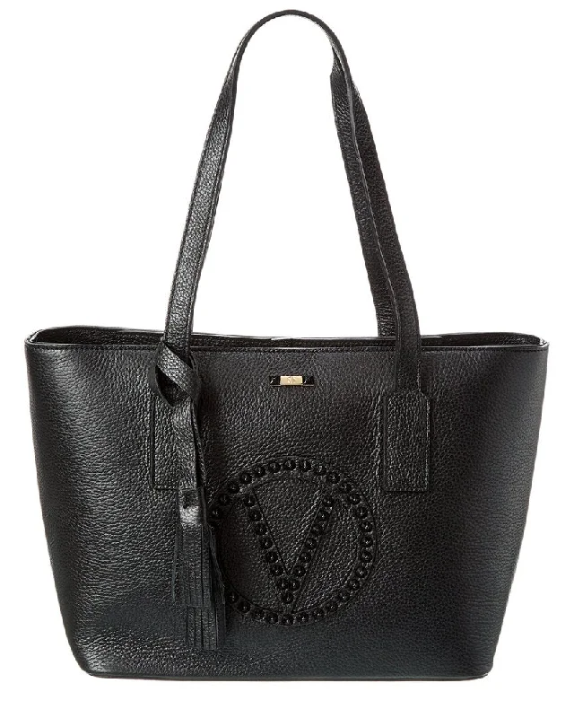 Valentino by Mario Valentino Prince Rock Leather Tote