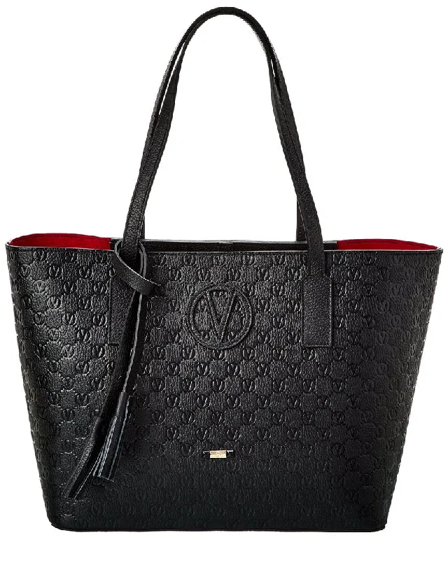 Valentino by Mario Valentino Soho Medallion Leather Tote