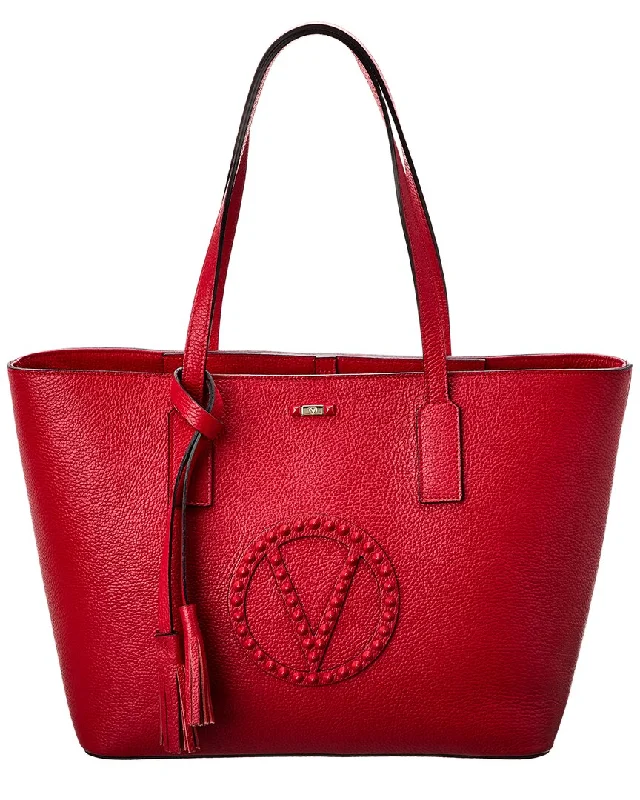 Valentino by Mario Valentino Soho Rock Leather Tote