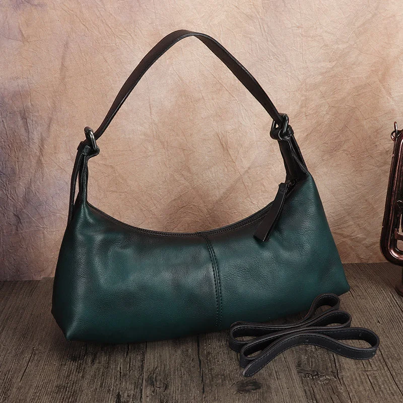 Vintage Small Ladies Leather Shoulder Bag Purse Handbags For Women